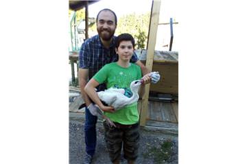 Ergün Bacak ile İÜ Veterinerlik Fakültesi'nde halkalama çalışması